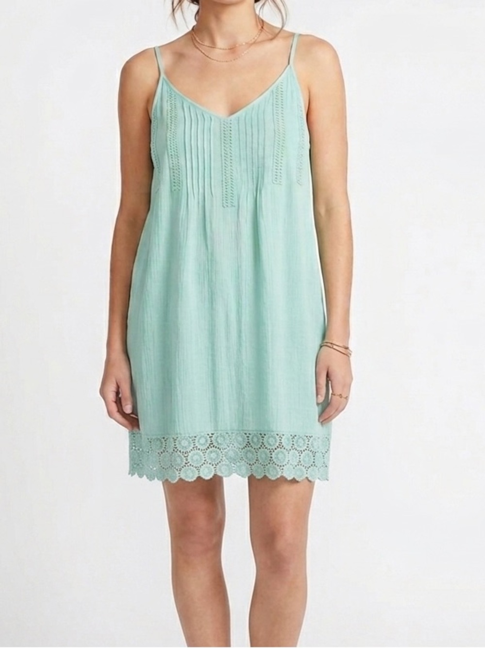 NWT Red Saks Fifth Avenue Aqua Summer Dress
